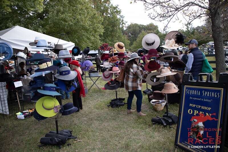 hat vendor with hat displays